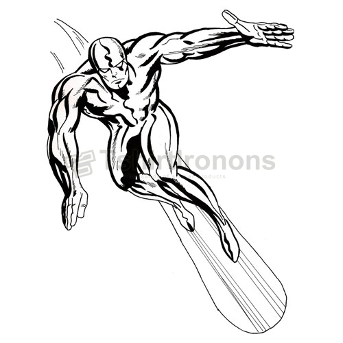 Silver Surfer T-shirts Iron On Transfers N7557
